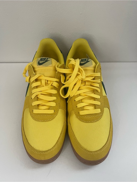 Nike Other - Nike Yellow Low-Top Sneakers with Green Swoosh